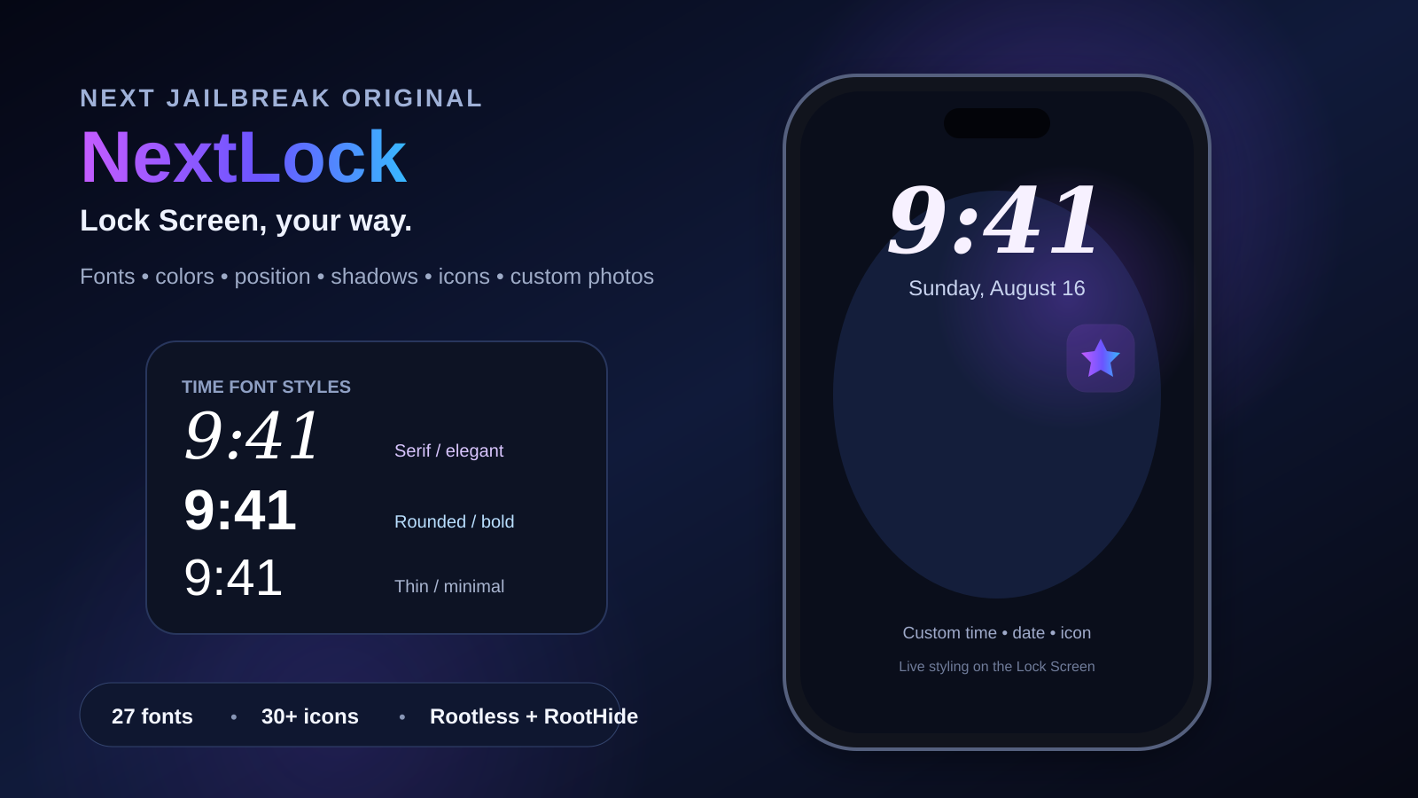 NextLock Lock Screen customization showcase