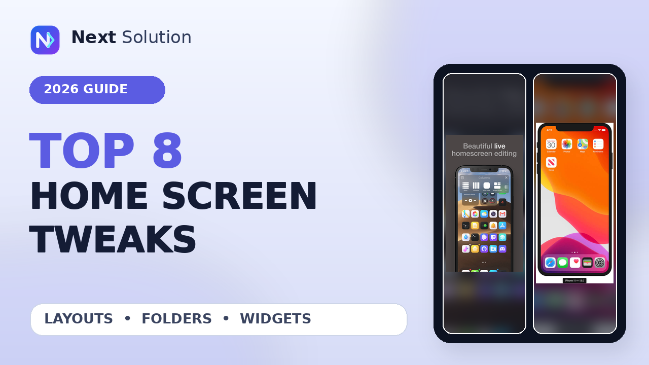 Real Home Screen tweak screenshots from the Next Jailbreak roundup