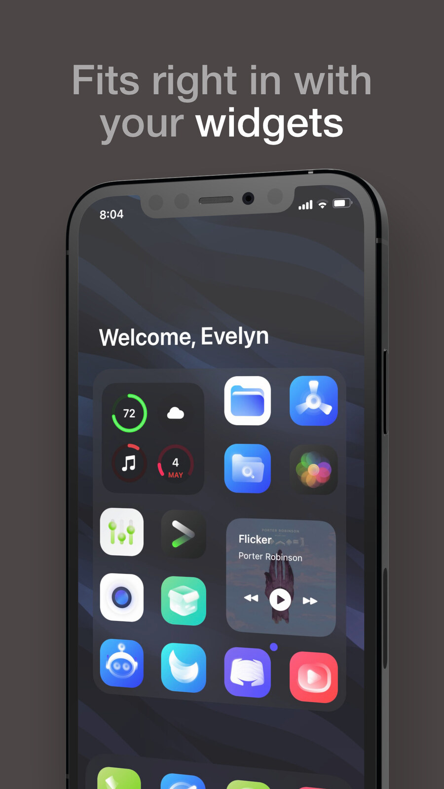 Atria Home Screen widget layout